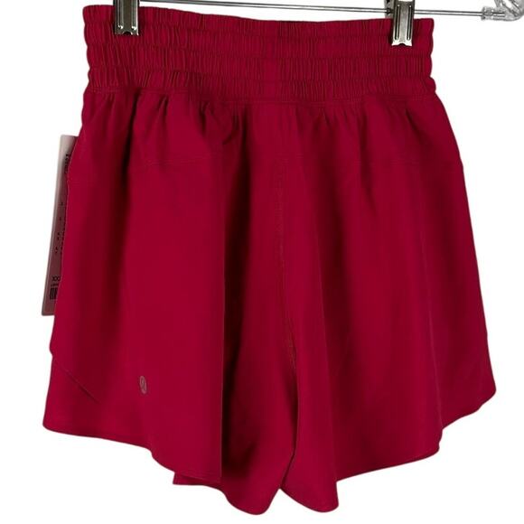 Lululemon Shake It Out High-Rise Running Short 2.5" Pink Dragonfruit Sz XXXS NWT - Picture 5 of 12